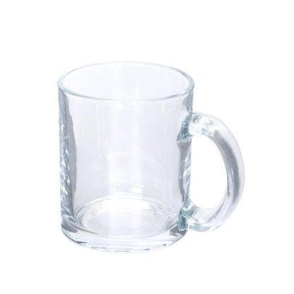 マグカップ 300ml グラス 食器 フルカラー印刷対応 ノベルティ 小ロット 昇華転写対応グラスマグ クリア