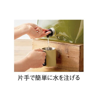 ウォータージャグ ウォーターバッグ 8L コック付 アウトドアグッズ 防災グッズ 記念品 ノベルティ 小ロット キャンプス ウォータージャグ8L