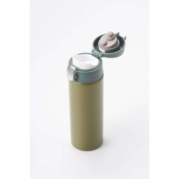 マイボトル 500ml ステンレス 水筒 ワンプッシュ アウトドアグッズ ノベルティ 小ロット ワンタッチ真空ステンレスボトル500ml