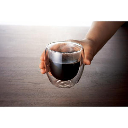 耐熱グラス 2個組 保冷温コップ 250ml 食器 飲み頃キープ ギフトボックス入り ダブルウォールグラス 2個セット