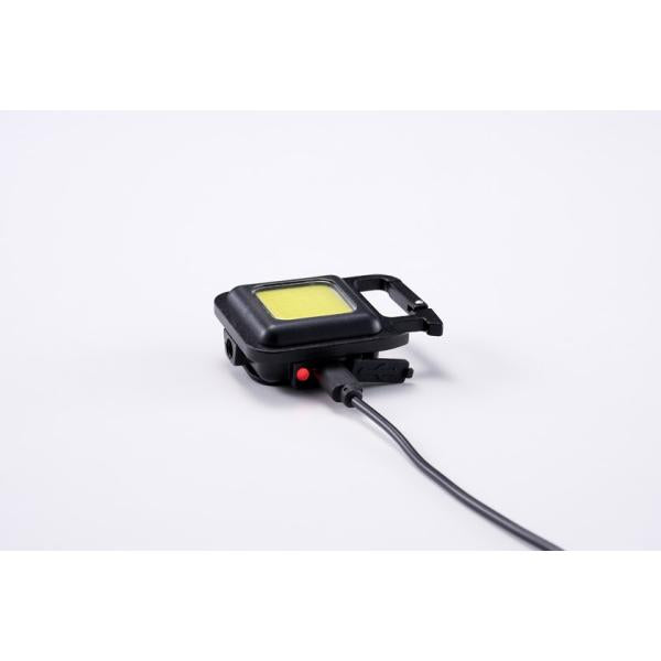 COBライト USB充電式 カラビナ付 磁石付 アウトドア レジャー 防災グッズ 備品 ノベルティ 充電式 多機能ＣＯＢライト