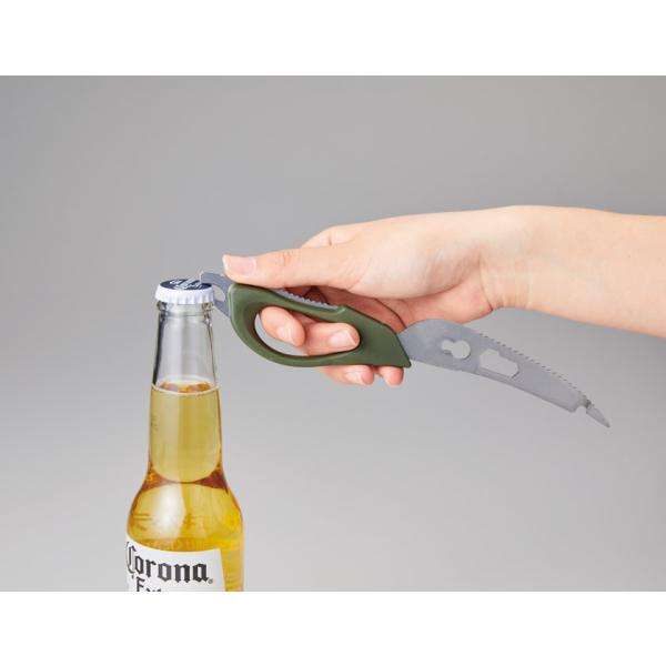 はさみ ナイフ トング 皮むき 下ごしらえ キッチングッズ 便利グッズ アウトドア プチギフト 12in1 多機能マルチハサミ