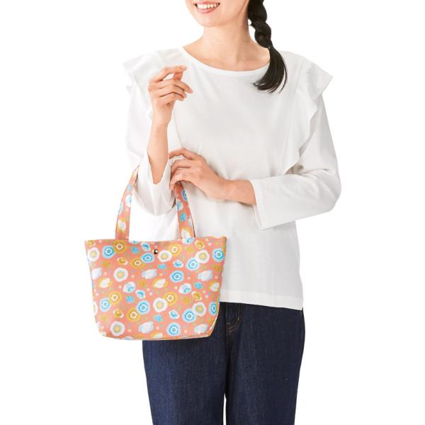 エコバッグ トートバッグ ランチバッグ 内ポケット付 かわいい花柄 格安 景品 販促品 ノベルティ 小ロット フェリテ トートバッグ