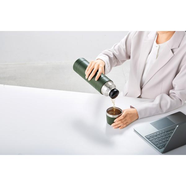 超保冷温ボトル 750ml ステンレスボトル 真空二重構造 アウトドア レジャー 販促 ノベルティ 小ロット マウンテックス 超保冷温ボトル750ml