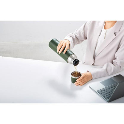 超保冷温ボトル 750ml ステンレスボトル 真空二重構造 アウトドア レジャー 販促 ノベルティ 小ロット マウンテックス 超保冷温ボトル750ml