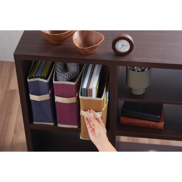 収納BOX ハンドル付 書類整理 ステーショナリー 便利グッズ 持ち運びできる 収納ボックスバッグ
