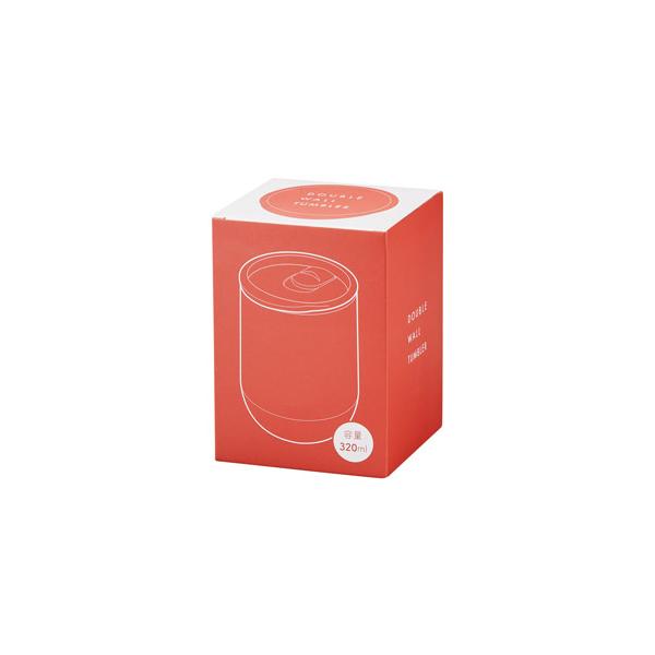 二重構造タンブラー 320ml フタ付 樹脂製 ラウンドデザイン かわいい ノベルティ 小ロット 蓋付ダブルウォールタンブラー