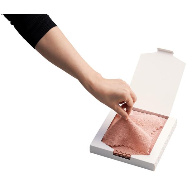 お掃除クロス 雑巾 スマホクリーナー BOX入り 10枚 マイクロファイバー 便利グッズ プチギフト サッと使えるお掃除クロス10枚組
