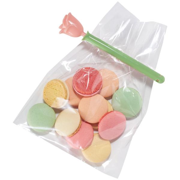 食品保存 密封クリップ 便利グッズ キッチン雑貨 プチ かわいい 花束みたいなキッチンクリップ4個組