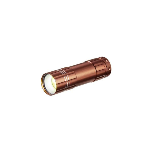 COBライト 懐中電灯 防災グッズ アウトドア レジャー 備品 ノベルティ 小ロット COBメタリックアルミライト