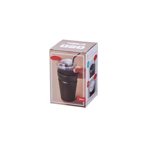 真空ステンレスタンブラー 480ml カップホルダー ２WAY 記念品 ノベルティ 小ロット カップをそのままIN！真空断熱タンブラー