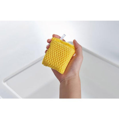 キッチンスポンジ 2個セット 洗剤不要 ループ付き かわいい雑貨 お掃除グッズ エコロジー 洗剤いらずのふたごスポンジ