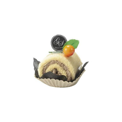 ケーキタオル ハンドタオル ハンカチタオル 綿100％ プチギフト かわいい雑貨 ノベルティ クリームロールタオル