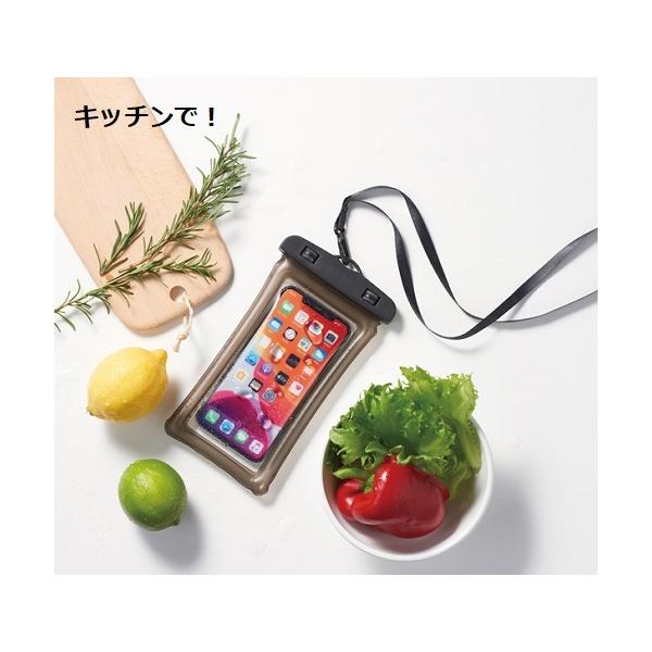 防水スマホポーチ 水に浮く IPX8等級 6.5インチ対応サイズ 防水スマホケース