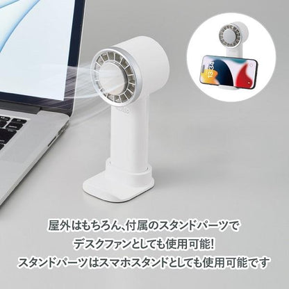 ハンディファン 冷却プレート付 ミニ扇風機 デスクファン 熱中症対策 猛暑対策 涼感グッズ 冷却プレートUSBハンディファン