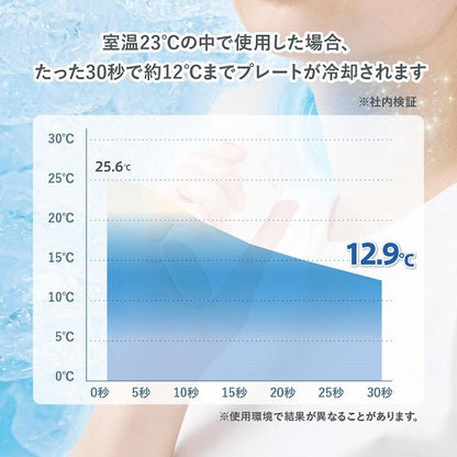 ハンディファン 冷却プレート付 ミニ扇風機 デスクファン 熱中症対策 猛暑対策 涼感グッズ 冷却プレートUSBハンディファン