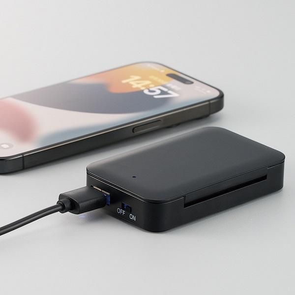 乾電池式 モバイルチャージャー 非常用 スマホ充電器 防災グッズ ノベルティ 乾電池式モバイルチャージャー（単3乾電池×3本）