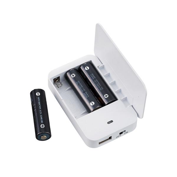 乾電池式 モバイルチャージャー 非常用 スマホ充電器 防災グッズ ノベルティ 乾電池式モバイルチャージャー（単3乾電池×3本）