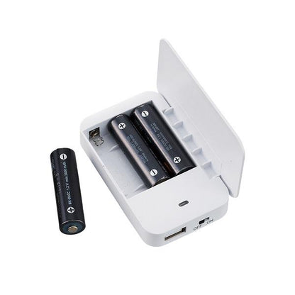 乾電池式 モバイルチャージャー 非常用 スマホ充電器 防災グッズ ノベルティ 乾電池式モバイルチャージャー（単3乾電池×3本）