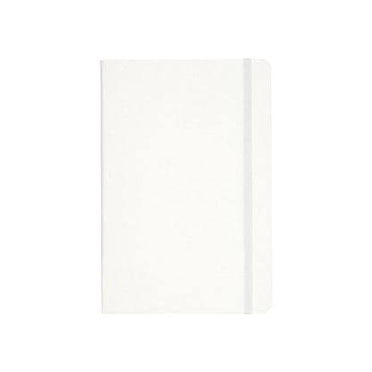 A5ノート バンド付き 6mm幅罫線 かっこいい文具 おしゃれ雑貨 記念品 ノベルティ 小ロット ハードカバーA5ノート