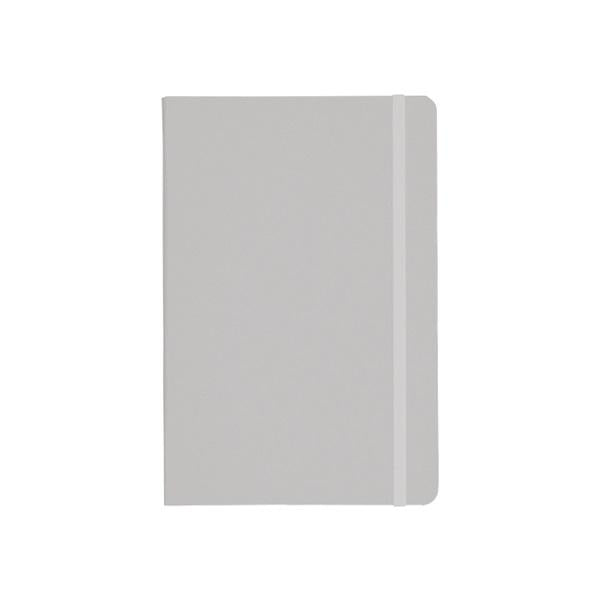 A5ノート バンド付き 6mm幅罫線 かっこいい文具 おしゃれ雑貨 記念品 ノベルティ 小ロット ハードカバーA5ノート