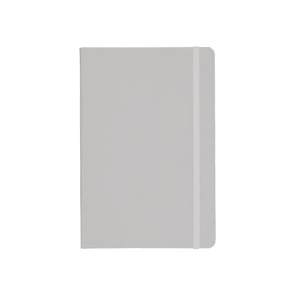 A5ノート バンド付き 6mm幅罫線 かっこいい文具 おしゃれ雑貨 記念品 ノベルティ 小ロット ハードカバーA5ノート