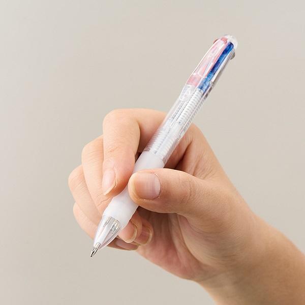 3色ボールペン 0.7mm エコ素材 記念品 3色プラスワンボールペン（再生ABS）