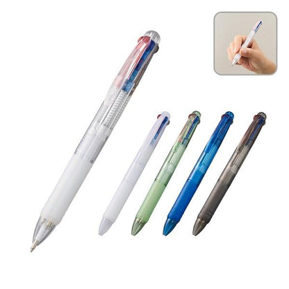 3色ボールペン 0.7mm エコ素材 記念品 3色プラスワンボールペン（再生ABS）