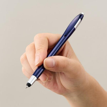 ボールペン 0.7mm タッチペン エコ素材 接触防止グッズ 記念品 デュアルライトタッチペン（再生ABS）