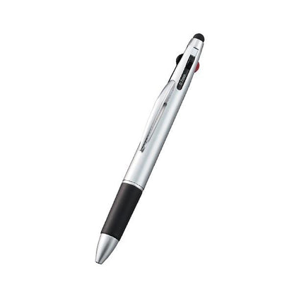 3色ボールペン タッチペン エコ素材 接触防止グッズ 便利文具 記念品 タッチペン付3色＋1色スリムペン（再生ABS）