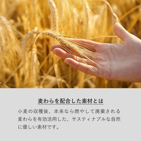 A5ノート リングノート 方眼線 再生紙使用 エコ文具 記念品 ノベルティ リサイクルA5リングノート 麦わら配合表紙