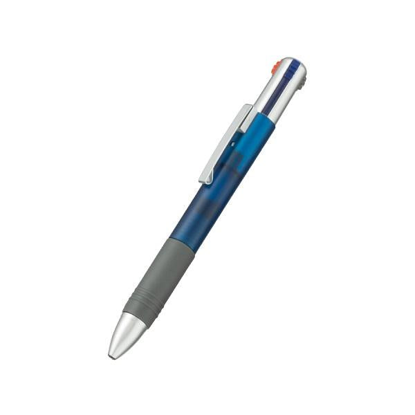 3色ボールペン ブラック2本 文具 記念品 3色+1色ボールペン 再生ABS