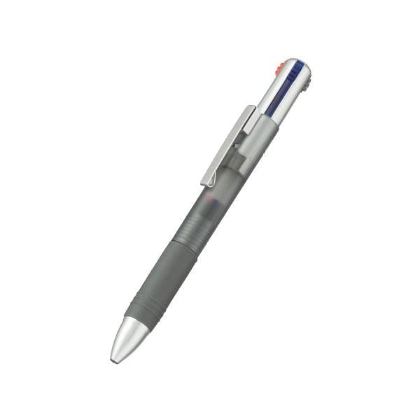 3色ボールペン ブラック2本 文具 記念品 3色+1色ボールペン 再生ABS