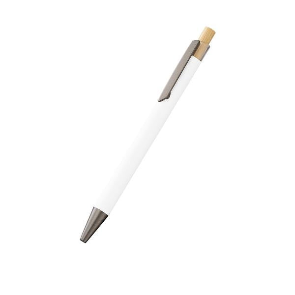 ボールペン 0.7mm エコ素材 再生アルミ 天然竹 おしゃれ文具 記念品 マットスタイリッシュボールペン（再生アルミ）