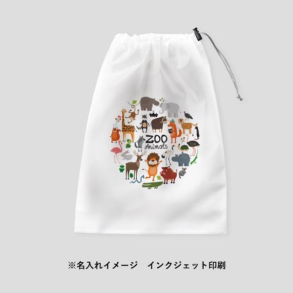 水に強い巾着 エコ巾着 小物入れ レジャーグッズ トラベルグッズ ノベルティ EVA巾着 Lサイズ