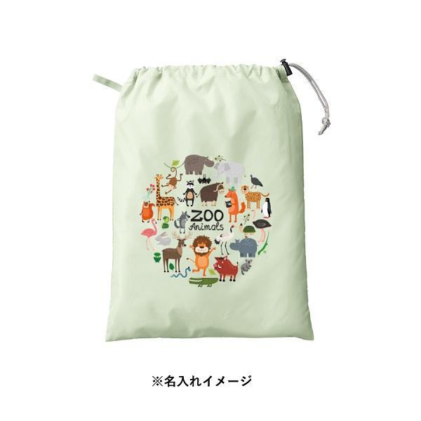 ポリエステル 巾着 アウトドア トラベルグッズ 小物収納 ノベルティ ファインライトポリ巾着Lサイズ