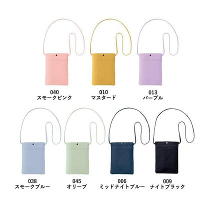サコッシュ コットン 10オンス ポケット付き サブバッグ スマホショルダー ノベルティ キャンバスフロントポケットサコッシュ