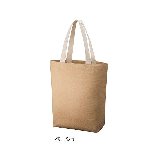 エコバッグ A4サイズ 10オンス エコ素材 リサイクルコットン トートバッグ ノベルティ シャンブリックキャンバストート Mサイズ