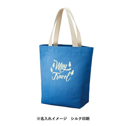 エコバッグ 大容量 10オンス エコ素材 リサイクルコットン トートバッグ ノベルティ シャンブリックキャンバストート Lサイズ