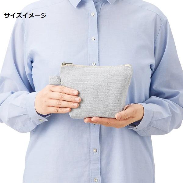 舟形ポーチ エコ素材 リサイクルコットン 小物入れ ノベルティ 記念品 シャンブリックキャンバスデイリーポーチ Sサイズ