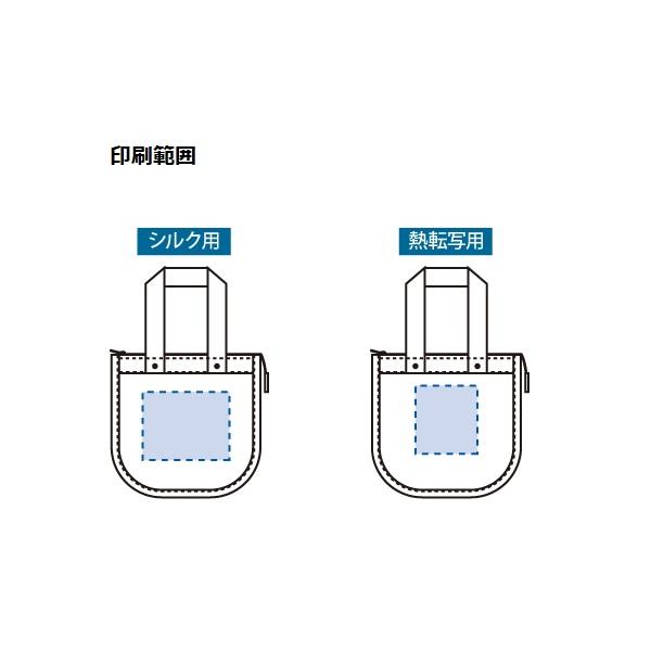 保冷温バッグ ランチバッグ ミニバッグ エコ素材 ファスナー ノベルティ シャンブリック スクエア保冷トートSサイズ