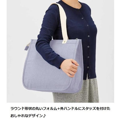 大容量保冷バッグ 買い物バッグ レジャーバッグ エコ素材 ファスナー ノベルティ シャンブリックスクエア保冷トートMサイズ