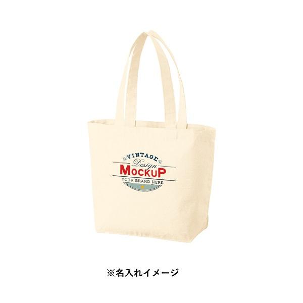 ファスナートート エコバッグ コットン 12オンス 買い物バッグ ノベルティ キャンバスベーシックファスナートートMサイズ ナチュラル