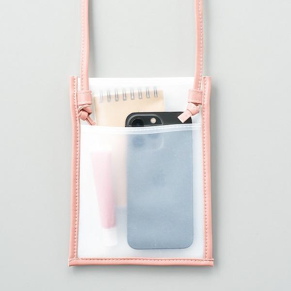 サコッシュ スマホポーチ ポケット付き スマホホルダー エコ素材 SDGs ノベルティ EVAサコッシュ