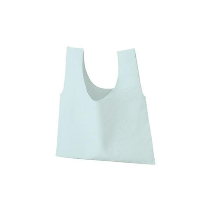 エコバッグ レジ袋代わり コットン ミニバッグ 買い物バッグ 格安 景品 販促品 ノベルティ 厚手コットンフラットミニマルシェバッグ