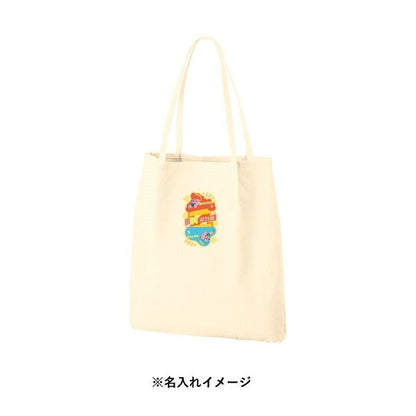 エコバッグ 肩掛け コットン 10オンス イベントバッグ 推し活バッグ ヲタ活バッグ ノベルティ つまみハンドルキャンバストート ナチュラル