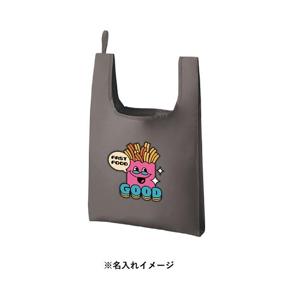エコバッグ レジ袋代わり コンビニバッグ ポリエステル 買い物バッグ 格安 景品 販促品 ノベルティ ファインライトポリマルシェバッグ Mサイズ