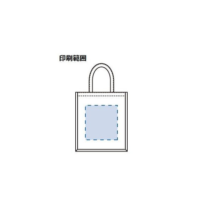 麻バッグ エコバッグ 大容量 マイバッグ ノベルティ 小ロット ジュートスクエアトート MLサイズ ナチュラルベージュ