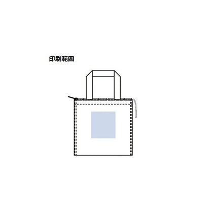麻バッグ ランチバッグ 保冷温 エコバッグ ファスナー ノベルティ 小ロット ジュートスクエア保冷トート（S） ナチュラルベージュ