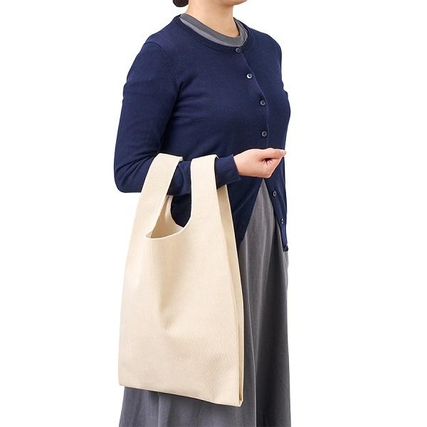 コーデュロイバッグ 秋冬バッグ マルシェバッグ 買い物バッグ ノベルティ コーデュロイマルシェバッグ Mサイズ